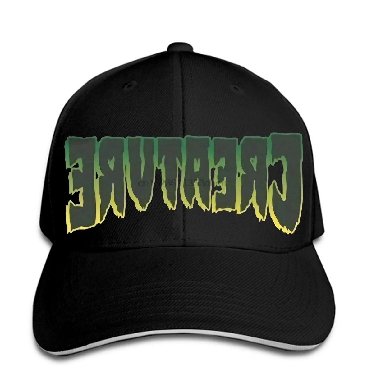 Creature скейтборды задница BackwardsBaseball Кепка черная LR snapback Кепка пиковая