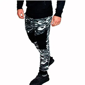 

Camouflage Patchwork Men Pants Hip Hop Harem Joggers Pants New Male Trousers Mens Pocket Cargo Pants Skinny Fit Sweatpants 3XL