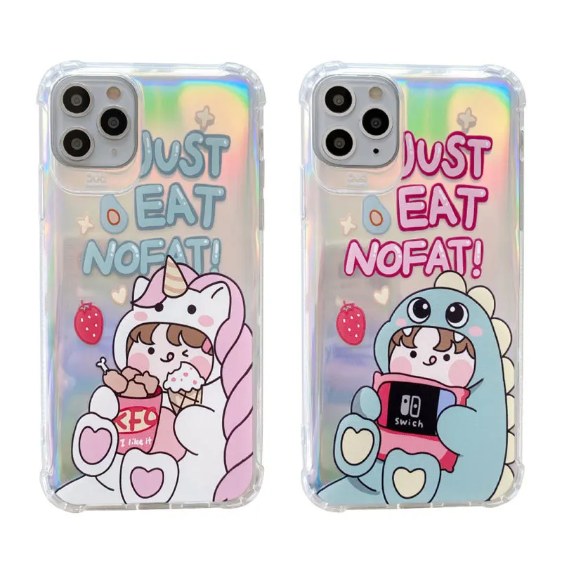 

Soft TPU Case For iphone SE 2020 Fashion Cute Cartoon Anti-fall Back Cover For iphone 7 8 Plus 7 8 SE 2020 Shockproof Case