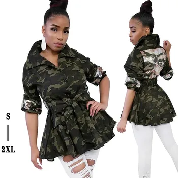 

Camouflage Jacket Women Military Winter Outwear Woman Coat Winter 2019 Jacket Lady Manteau Camouflage Jas Dames Chaquetas Mujer