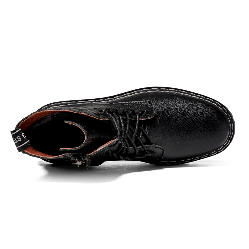 Женские осенне зимние Новые Ботинки Martin из тонкой кожи мягкие износостойкие