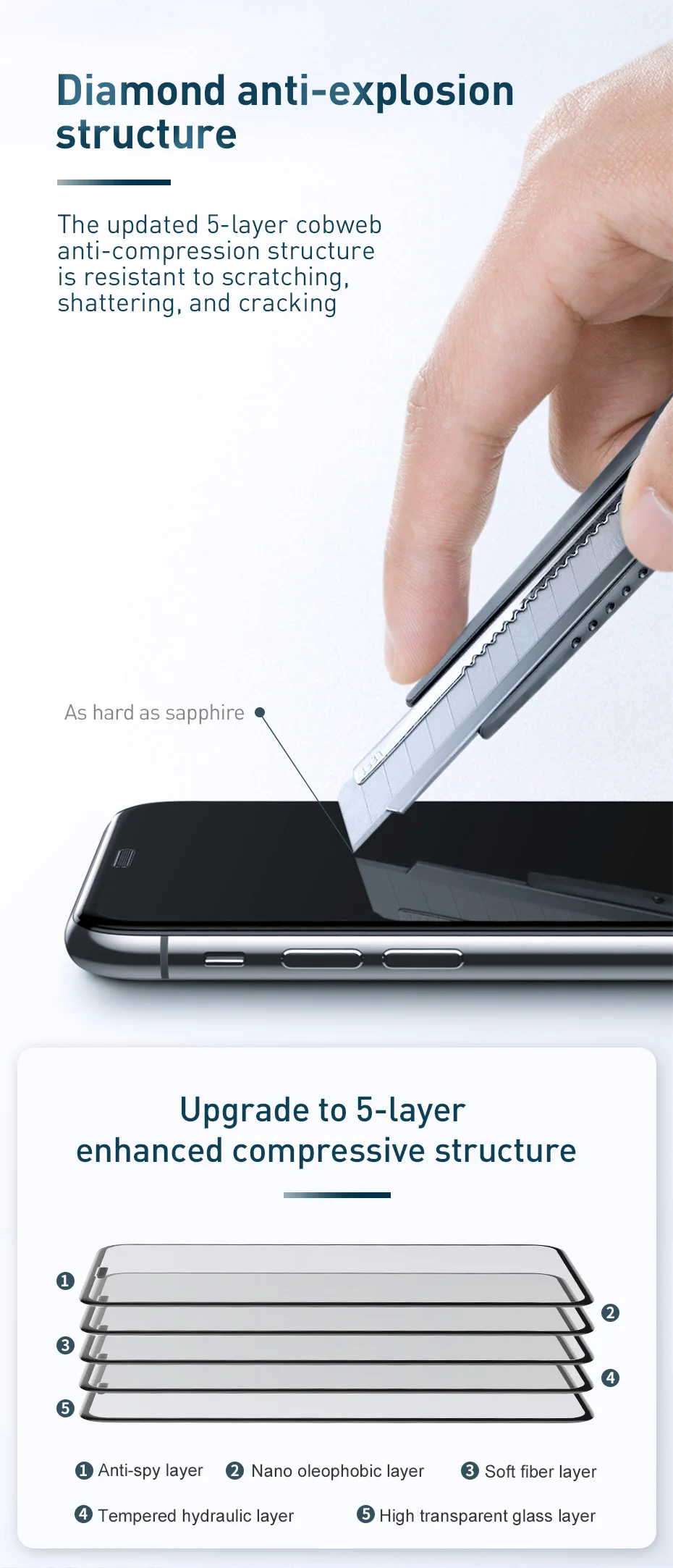 Baseus 0,3 мм защита для экрана для iPhone 11 защитное стекло закаленное стекло для iPhone 11 Pro Max стекло 2 шт. и инструмент