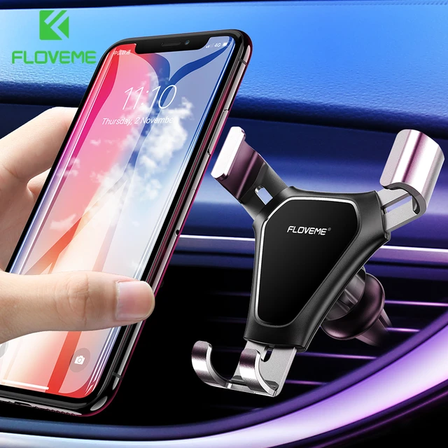Araba için telefon tutucu 360 rotasyon standı cep telefonu evrensel  yerçekimi oto telefon tutucu araba hava firar sabitleme kıskacı GPS desteği  - AliExpress
