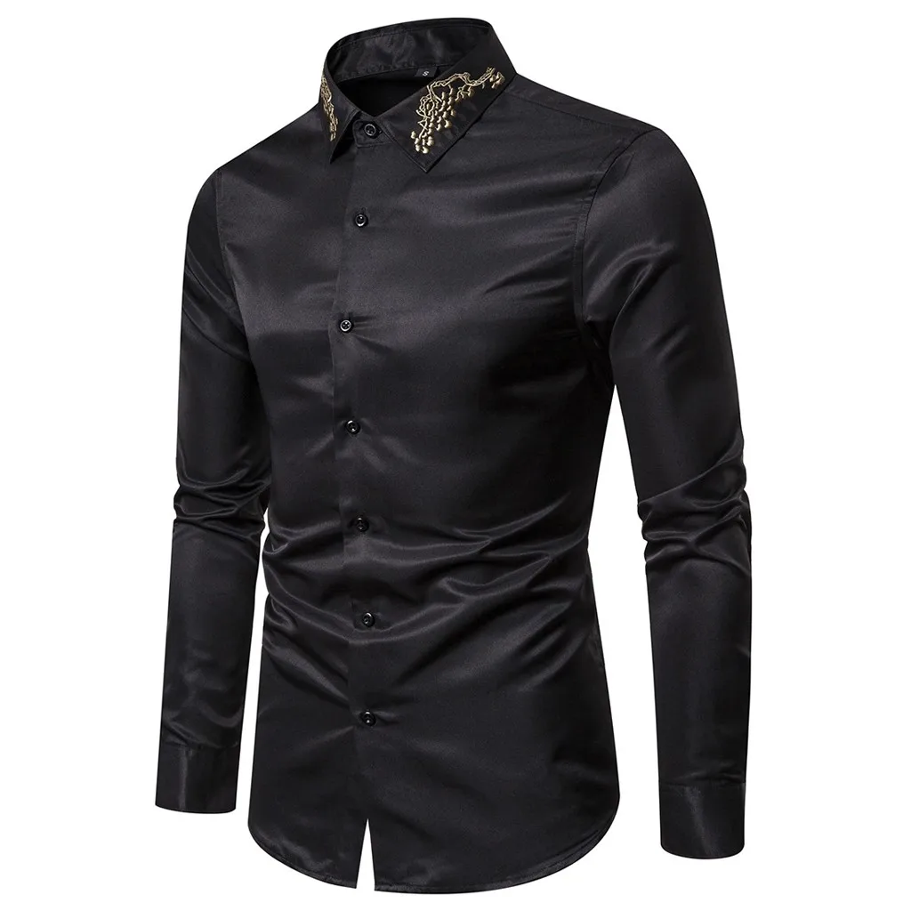 Модный бренд Camisa Masculina, рубашка с длинным рукавом для мужчин, Корейская приталенная дизайнерская официальная повседневная мужская рубашка, размер 8,7