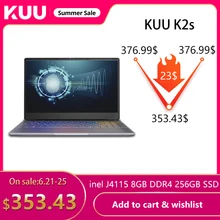 Aliexpress - KUU Intel J4115 14.1-inch IPS Screen All Metal Shell Office Notebook 8GB DDR4 RAM 512GB M.2 SSD with type C laptop