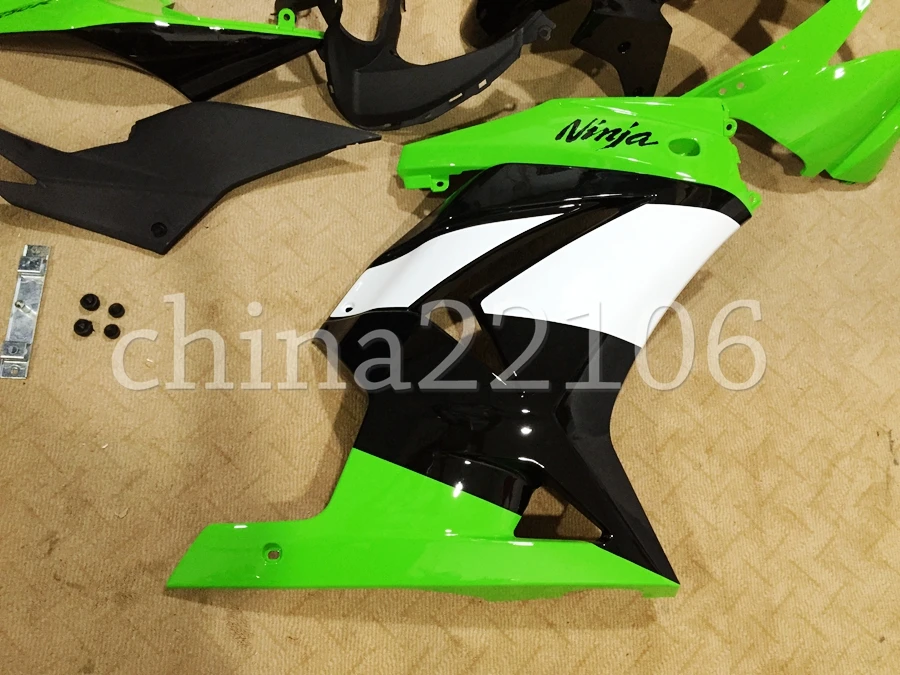 ABS обтекатель комплект подходит для Kawasaki Ninja 250 EX250 ZXR250 2008- 08 09 10 11 12 13 14 Обтекатели(литье под давлением) на заказ