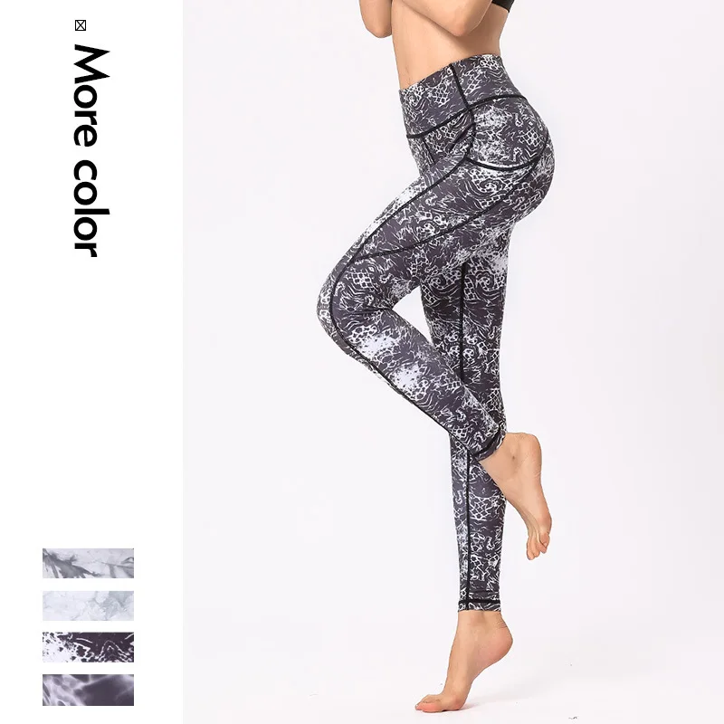 

Cross Border AliExpress Europe And America Hot Sales New Style Flower Print Yoga Pants Sports Leggings Fitness Pants NEADOO on B