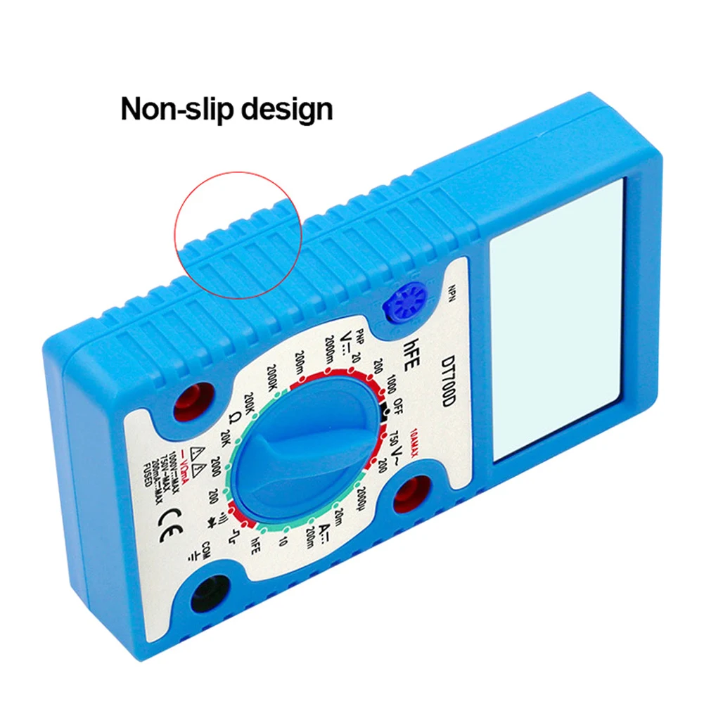 Digital Multimeter Buzzer Overload Protection Mini Wave Output Voltmeter Tester for DC voltage AC voltage Measuring Large Screen