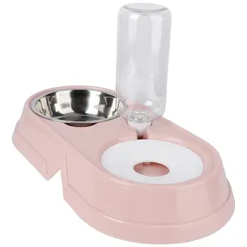 

Automatic Pet Feeder Bowl Cat Dog Water Drinking Bowl Double Food Bowls Pet Feeding Bowl Water Drinking Bowl For Dog Cat