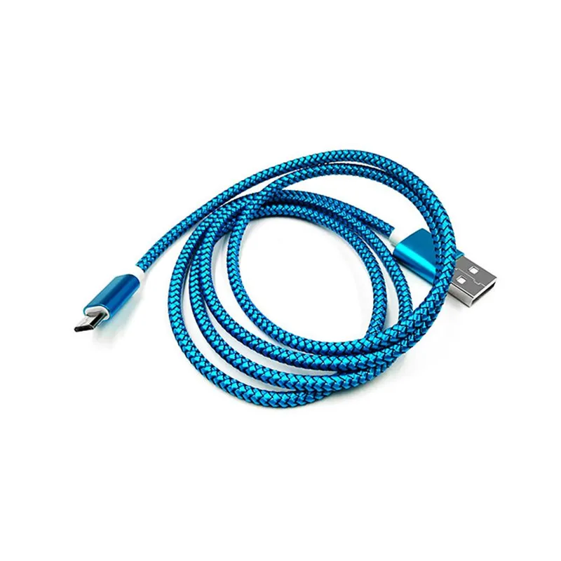 Usb type-C кабель для samsung Galaxy A50 A40 M30 M20 нейлоновый плетеный кабель для быстрой зарядки для Vivo NEX S type-C USB зарядный шнур