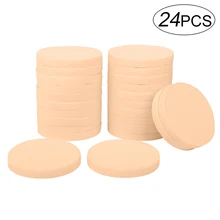 24 шт./упак. Макияж Мягкий круглый тон кожи латексная подушка спонж сухой консилер влажной базовой мягкий порошок косметический набор инструментов