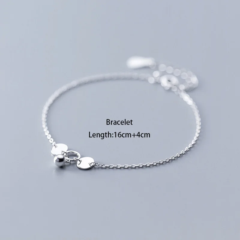 Bracelet Trustdavis, Настоящее серебро 925 пробы, милые круглые вафельные шарики, браслет на ногу для девушек и женщин, хорошее ювелирное изделие DA333 - Окраска металла: Bracelet