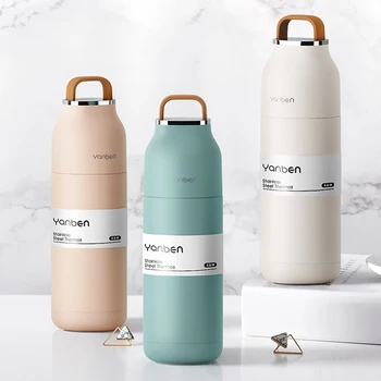 

Travel Thermos Cup Water Bottle 304 Stainless Steel Thermal Cup Vacuum Flask 350ml Coffee Insulated Cup Thermo Mug 6-12 Hours