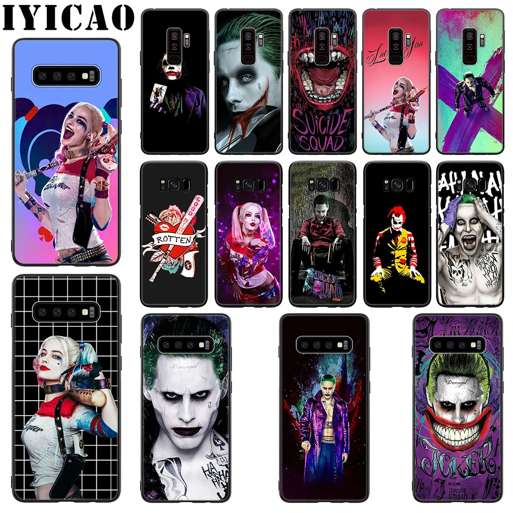 Отряд Самоубийц мягкий силиконовый чехол для Samsung Galaxy S20 S10 S9 S8 Lite Plus Ultra S10E S6 S7 Edge