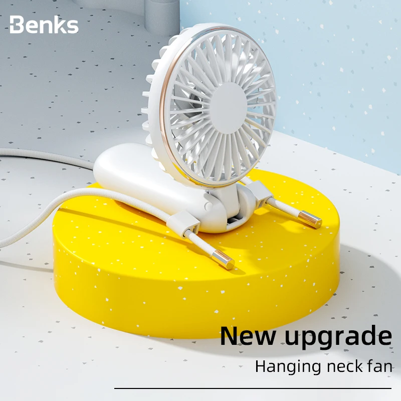 Benks ручной мини USB вентилятор для домашних офисов портативный Перезаряжаемый