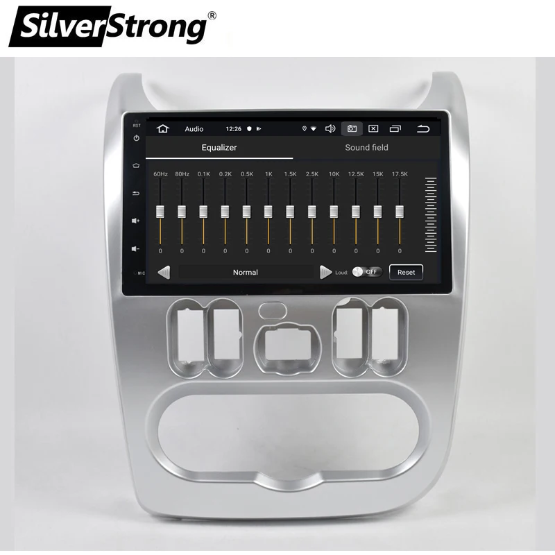 SilverStrong 1DIN IPS 9 дюймов Android 10 радио для Renault Logan I Sandero Lada Lergus Dacia Duster Автомобильный