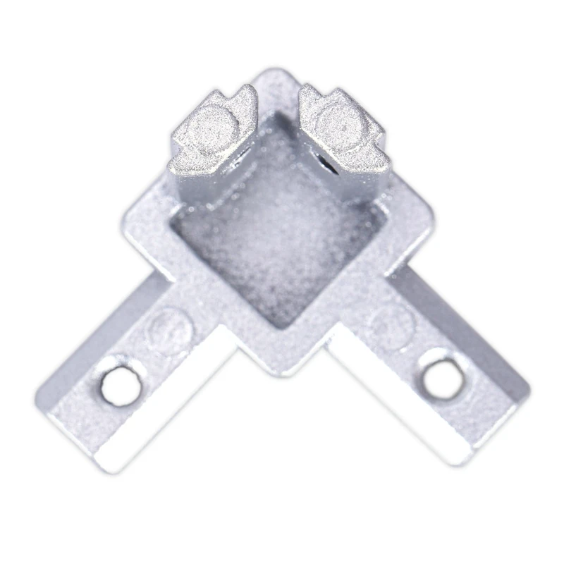 3-Way End Corner Bracket Connector for T slot Aluminum Extrusion Profile series(Pack of 4, with screws