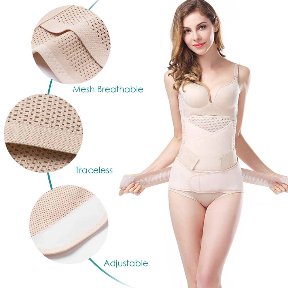 3 в 1 Женский послеродовой пояс для живота|Корсажи| |