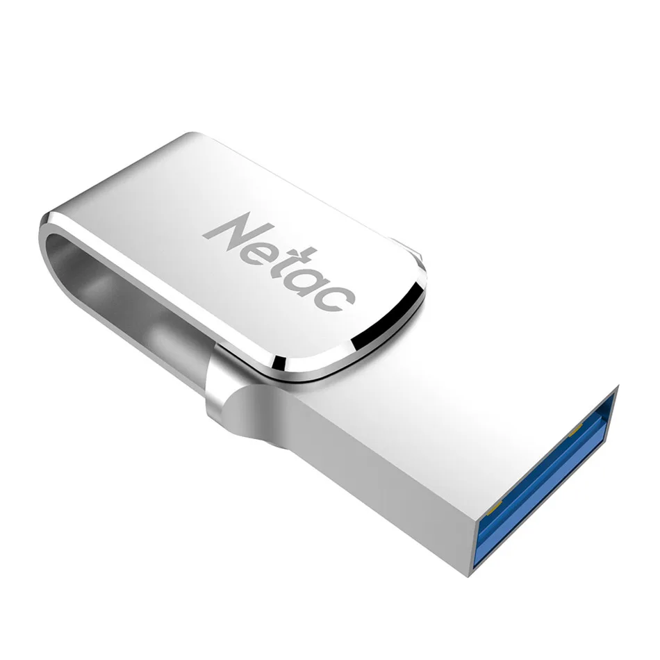 Netac 64 ГБ 32 ГБ Тип C USB 3,0 двойной интерфейс флэш-накопитель 16 Гб OTG металлический флэш-диск высокая скорость карта памяти U780C
