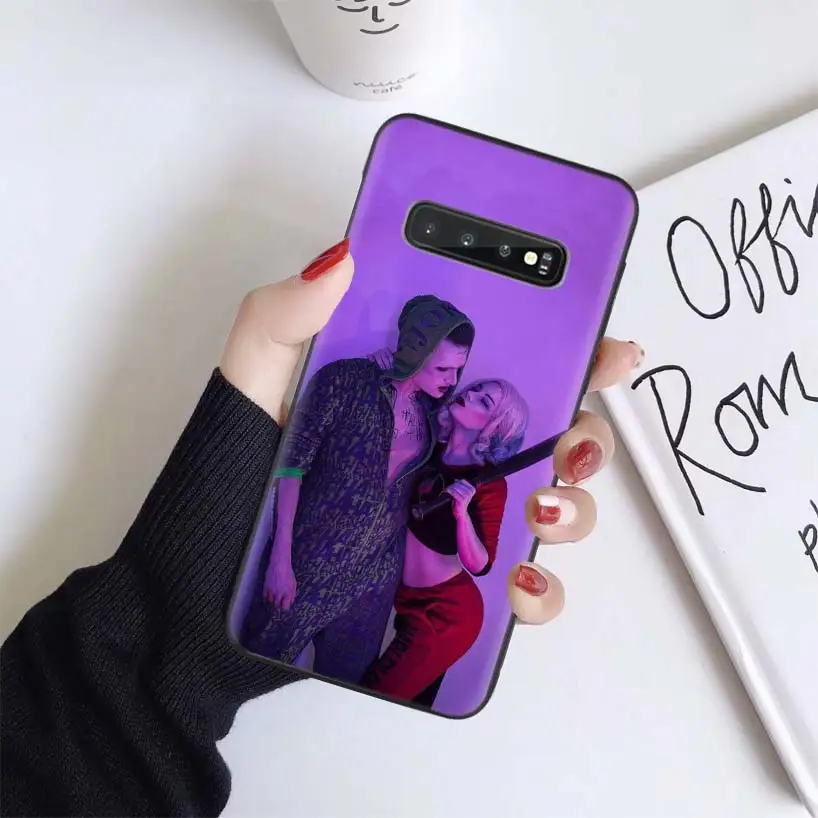 Джокер Отряд Самоубийц "," Харли Квинн "черный чехол для samsung Galaxy A50 A70 A50S A10S A20S A10 A20E A30 A40 M40 M30S A80 мягкий чехол для мобильного телефона C