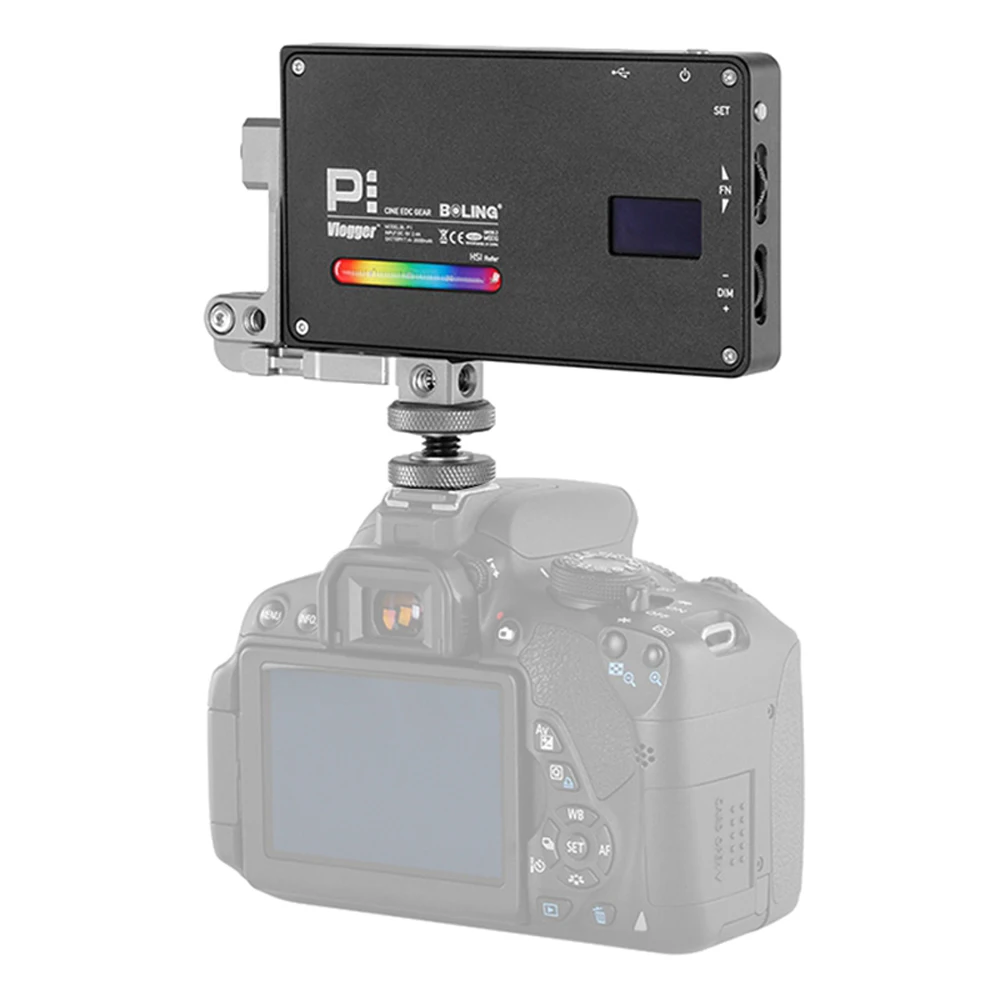 BL-P1 RGB Полноцветный Светодиодный светильник для видеостудии с регулируемой яркостью светильник для цифровой зеркальной фотокамеры
