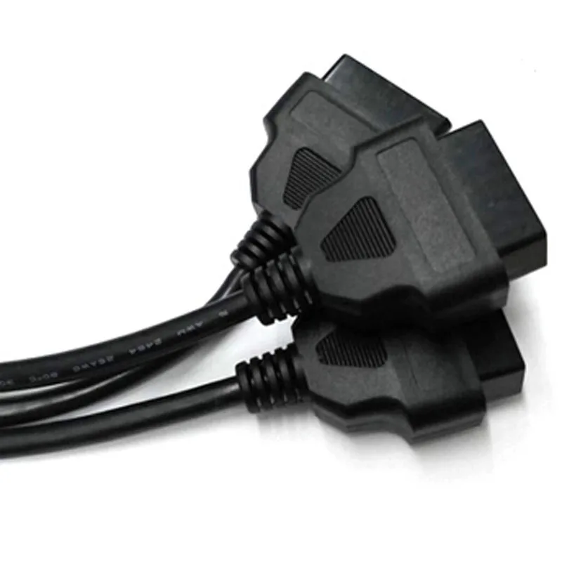 OBDII OBD 2 16Pin OBD2 16 Pin 1 в 3 Мужской три L Тип Женский Для elm327 трансферкар диагностический соединительный кабель