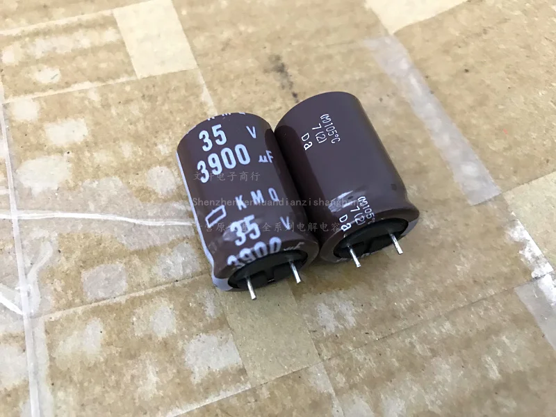 10 шт. горячая Распродажа электролитные конденсаторы, 35V3900UF 18X25 KMQ коричневый 105 градусов NIPPON Япония 3900 мкФ/35 v