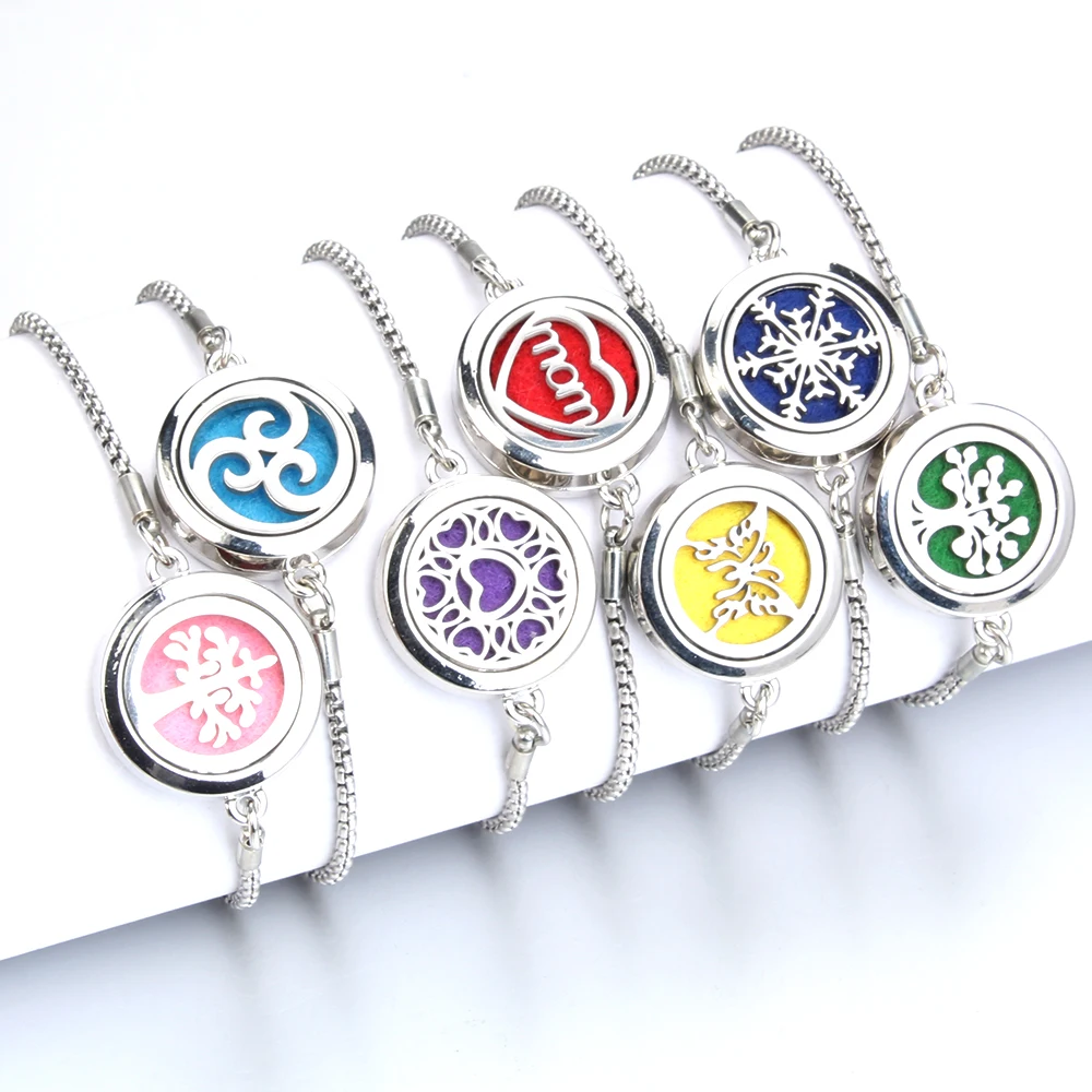 Лидер продаж браслет для духов Кристальные магнитные браслеты ароматерапии