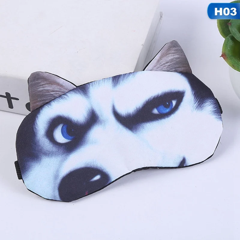 3D маски для собак, кошек, глаз, 1 шт., милые дорожные тени для век, маски для сна, очки для глаз - Цвет: H03
