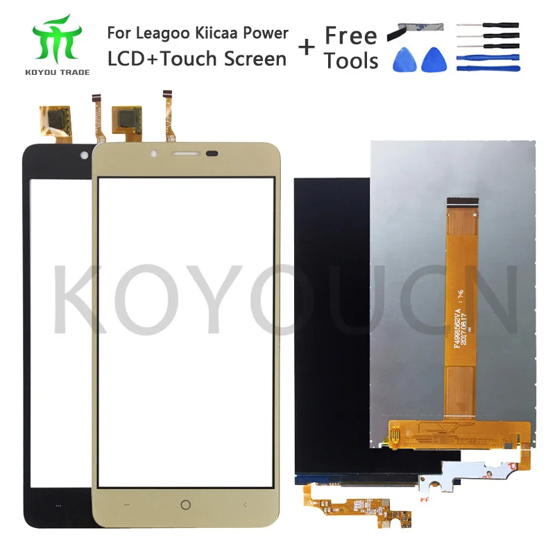

5.0" For Leagoo Kiicaa Power LCD Display +Touch Screen Assembly For Kiicaa Power lcd Digitizer+free tools