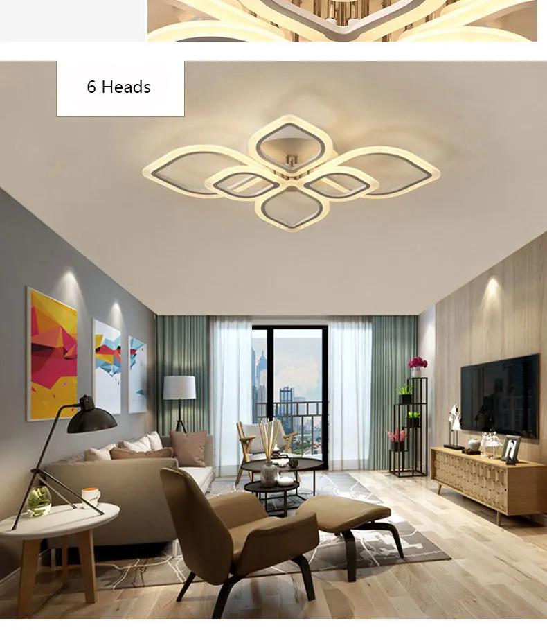 Creative Simple led chandeliers ceiling Modern Chandelier for living room lights Bedroom light fixtures led chandelier lighting