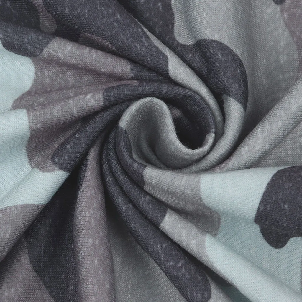 Roupas Femininas, повседневная камуфляжная рубашка с принтом, с коротким рукавом, Женская свободная футболка с круглым вырезом, топы, свободная футболка, топы