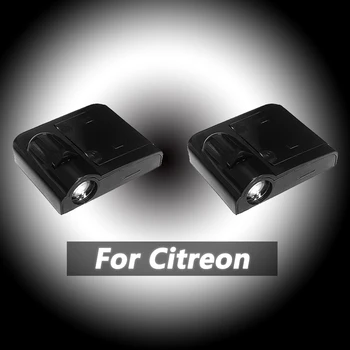 

2Pcs Car Logo Door Welcome Light LED Projector Laser For Citroen C-Triomphe C-Zero C1 C3 XR Aircross C4 C5 C6 E-Mehari Elysee