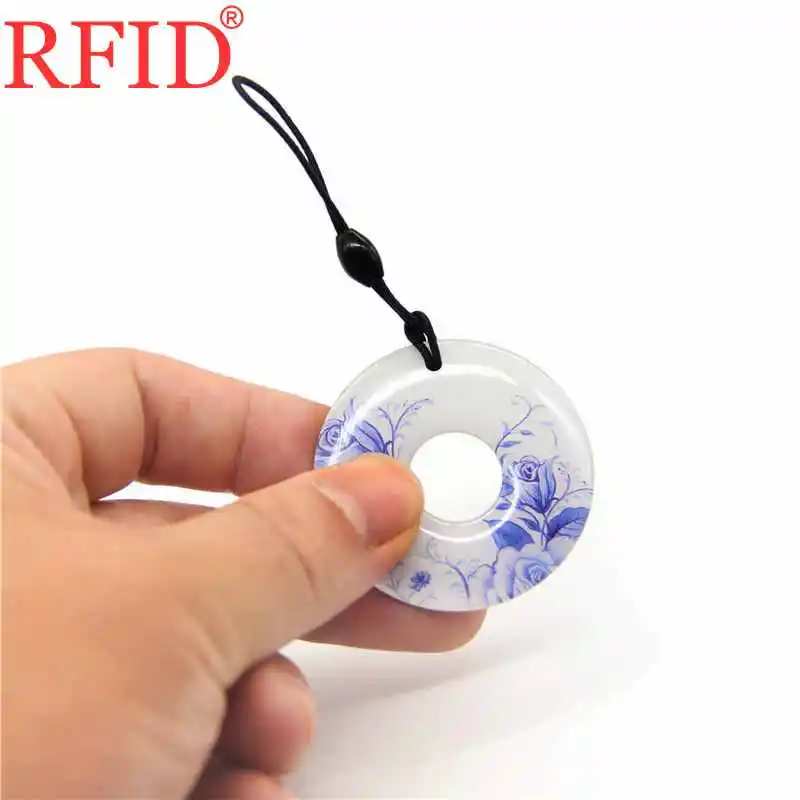 ID 125 кГц EM4100 TK4100 RFID только для чтения круговой клей водонепроницаемый брелок для ключей маркер тег контроля доступа тег аксессуары 1 шт