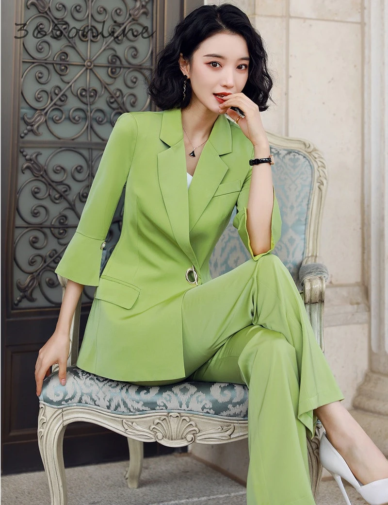 Женский деловой костюм с полурукавами элегантные деловые костюмы из 2 предметов