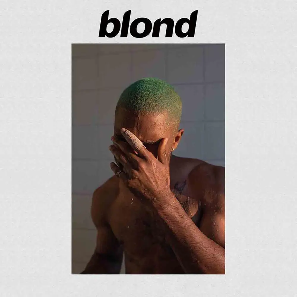 #*Cheap Frank Ocean Blonde Hip Hop Hot Music Rapper Art Poster Print Home Wall decoration8x8 12x12 24x24 decor canvas room deco