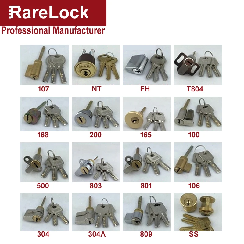 Rarelock дверной замок цилиндр для дома ворота спальня ванная комната отель офисная Дверь Аксессуары для замены DIY MS562 hh