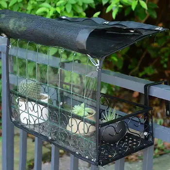 

Home Garden Sunny Canopy Sunshade Sail Clear Rain Tarp Balcony Succulent Plants Shelter Rain Block For Flowers