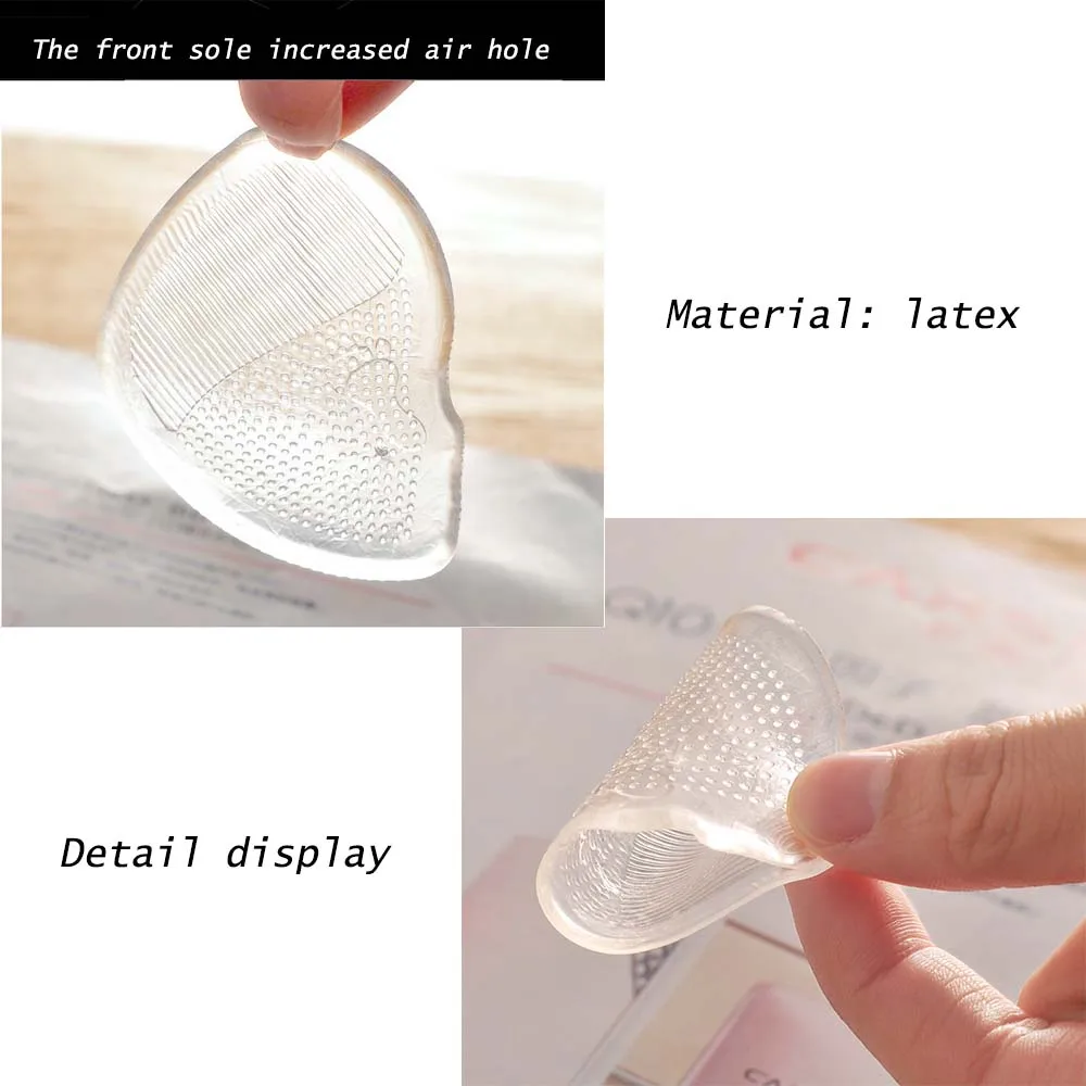 Купите две и получите одну гелевую стельку передняя силиконовая Подушечка для