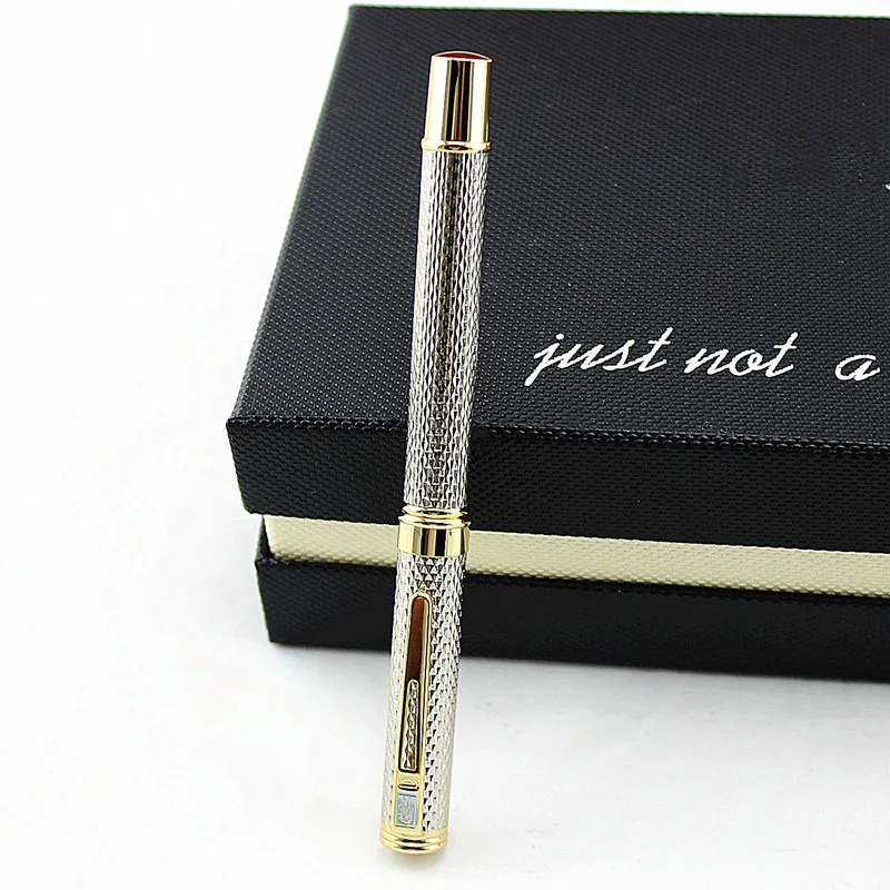 Ручка перьевая с золотистым наконечником под кожу крокодила|ink pen|pen fountain penpen pen |