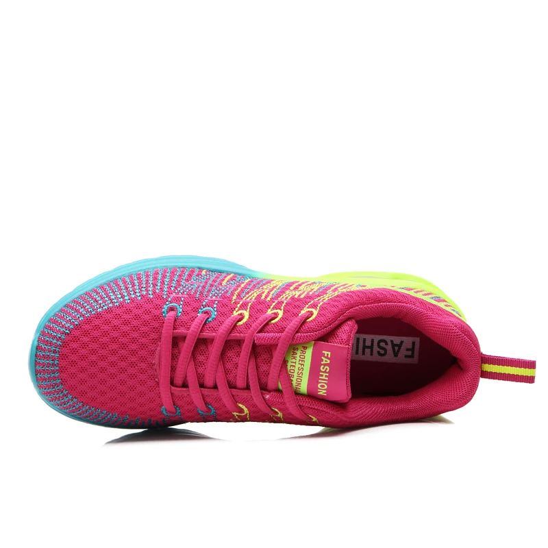 Ladies Sneakers Mesh Cloth Breathable Casual Running Shoes Korean Lace Up Non-Slip Gym Training Shoes Student Tide Shoes