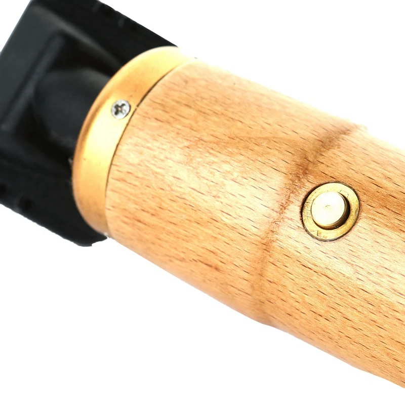55 Вт высокомощный электрический триммер для стрижки собак с деревянной ручкой, набор для ухода за шерстью, машинка для стрижки густых волос, продукт для домашних животных