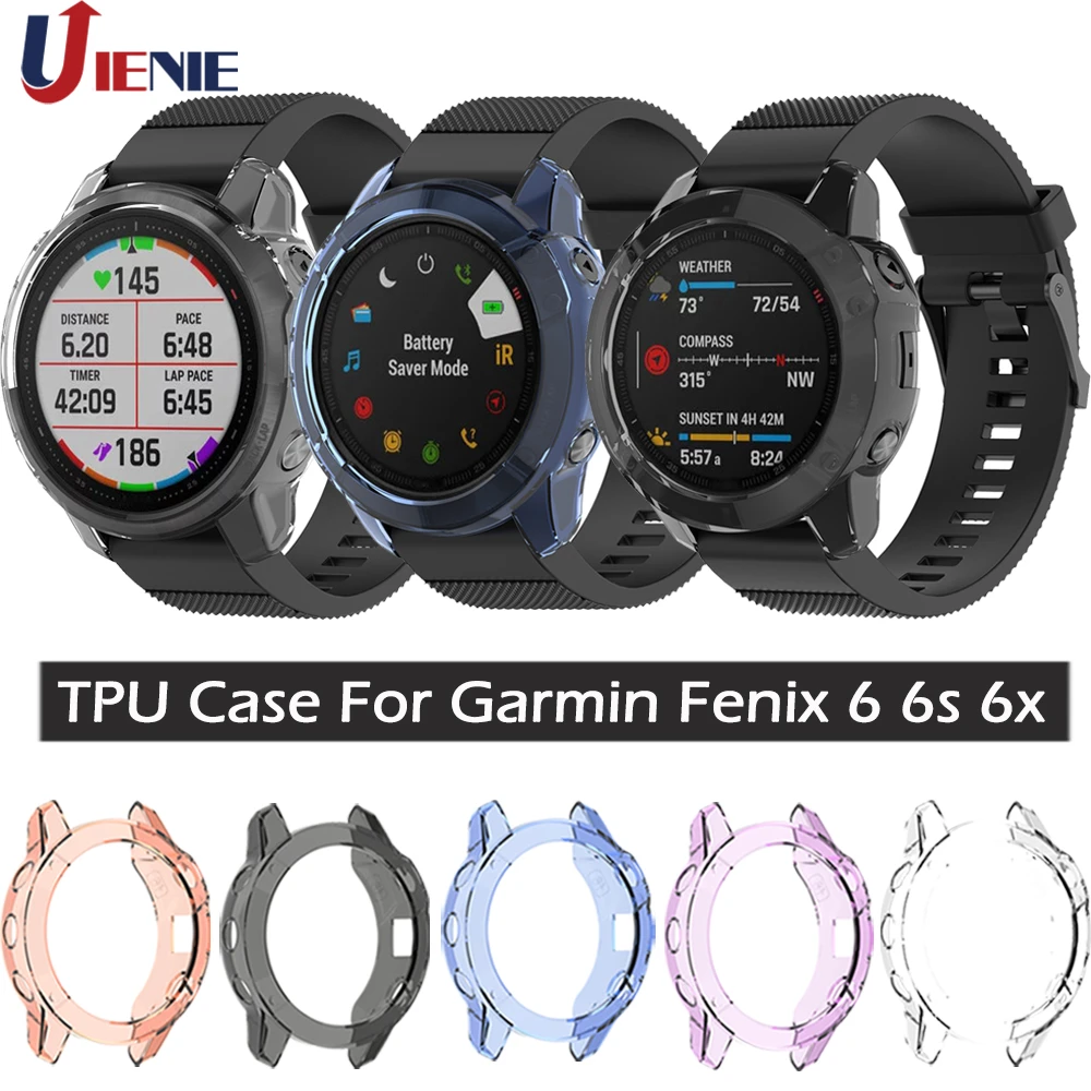 For Garmin Fenix 6 6s 6x Pro TPU Watch Case Cover Smart Bracelet Protective  Frame Shell Replacement Shockproof Clear Watch Cases|Smart Accessories| -  AliExpress