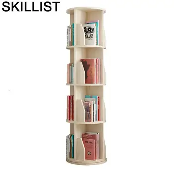 

Display Cabinet Industrieel Decoratie Mueble De Madera Rotate Rotatable Modern Home Furniture Librero Bookcase Book Case Rack