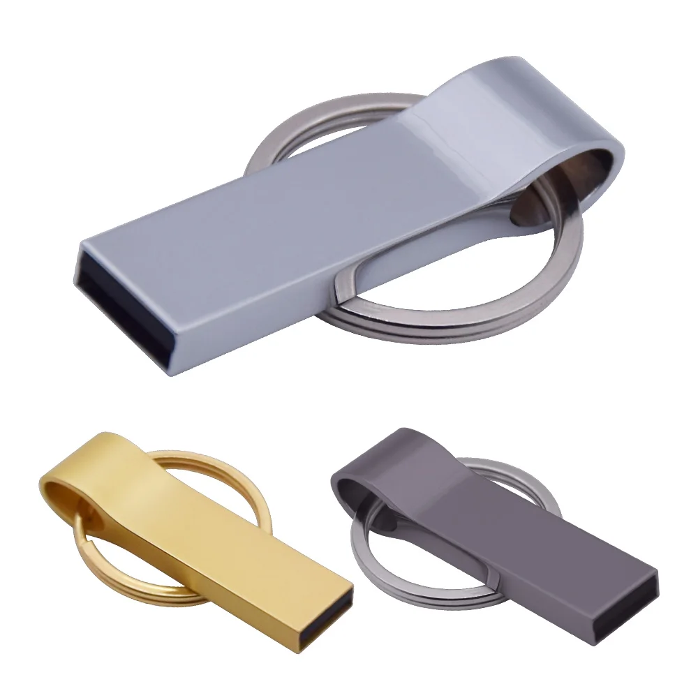 Usb флеш накопитель с металлическим кольцом 4 64 Гб|USB флэш-накопители| |