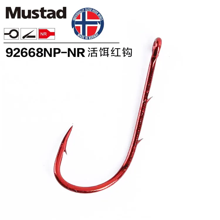 

20 packs/lot mustad hooks for Live bait casting fishing 10757sp-bn #