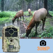 Охотничья камера 940nm Boly 30MP 1080P ночного видения фото ловушка 0,7 s время запуска 56 шт. инфракрасный светодиодный черный IR trail камеры