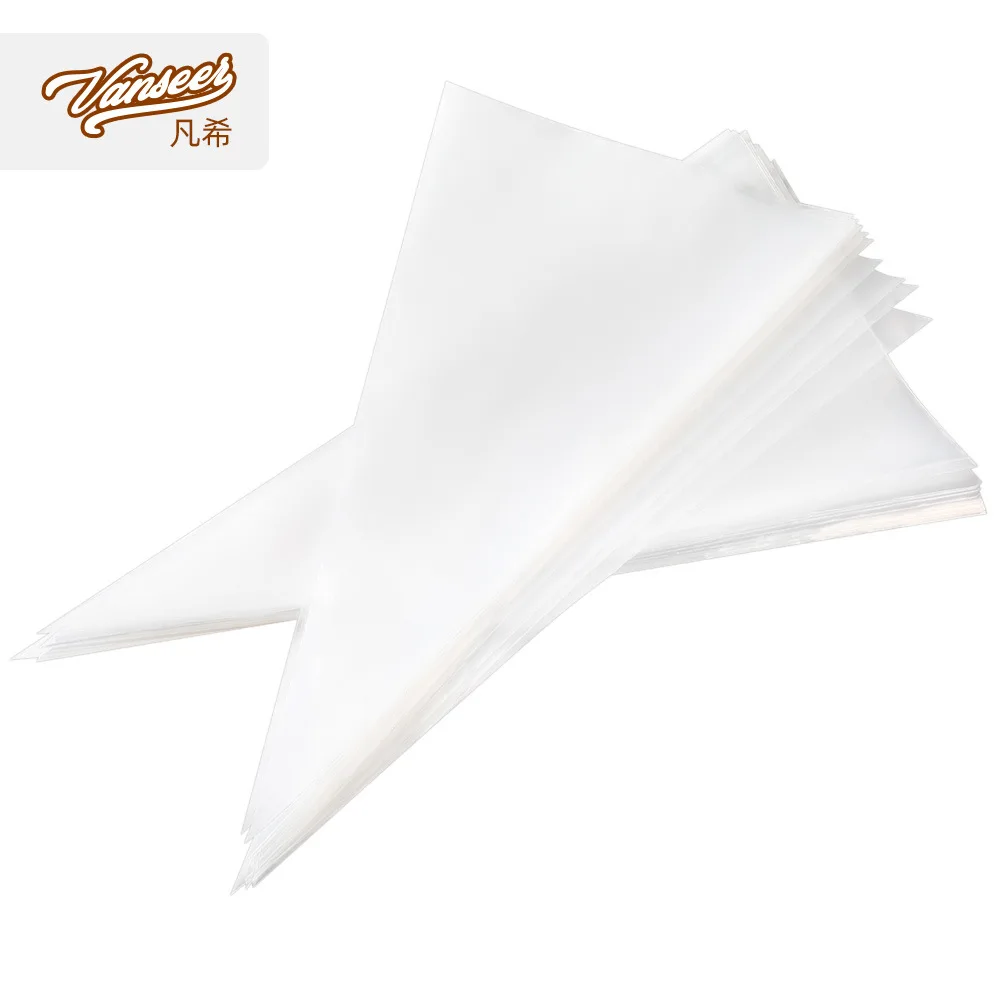 

Disposable PE Decorating Pouch Thick Transparent Cookie Decorating Pouch-Cream Pastry Bag 30 PCs Currently Available