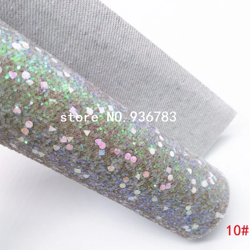 MQ128C 30X134 см мини Ролл блестящая ткань, блестящая кожа для изготовления бантов обувь сумки и обои - Цвет: 10