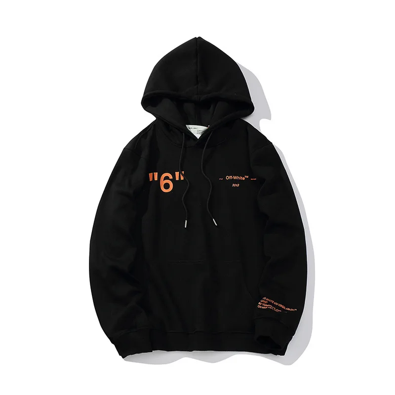 19SS OFF-WHITE OW 6 точечный принт стрелка Мужская Пара Набор Толстовка оптом и в розницу